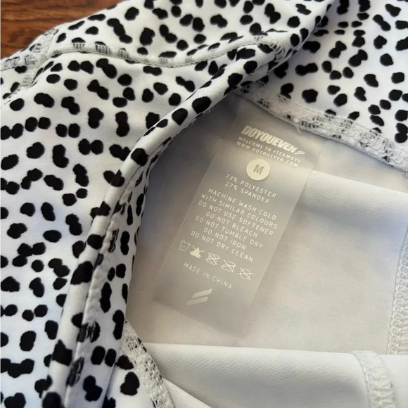 DO You Even Excel White Speckled Activewear Set Size M - Picture 13 of 13